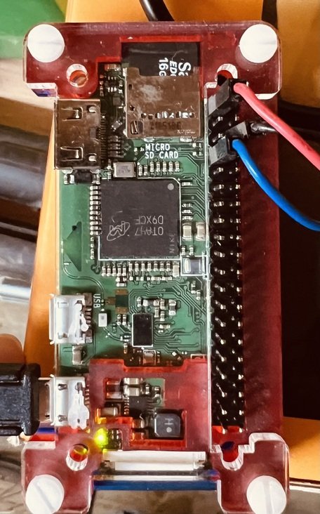 DS18B20 connection to the GPIO