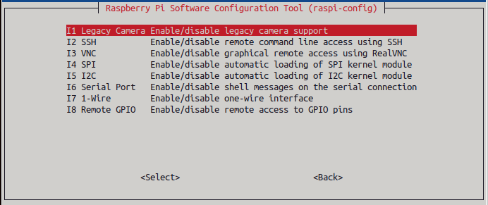 Disabling the legacy camera